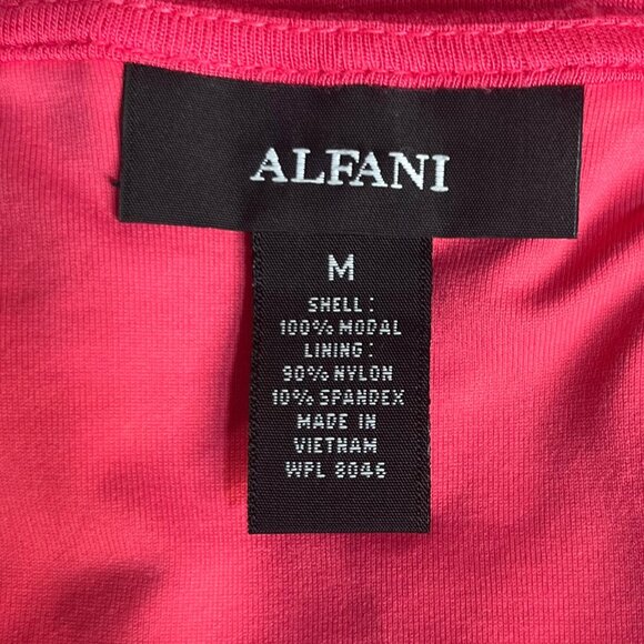 Alfani Shaper Top Shirt Womens Medium Radiant Rose New - Picture 6 of 10